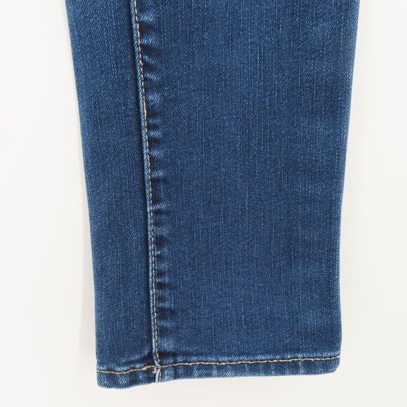 Abercrombie & Fitch Women 2L 2 Long Erin Low Rise Blue Denim Jeans Cotton Blend - Picture 4 of 11